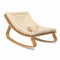 Levo Beech Baby Rocker with Teddy Fur Milk Cushion